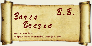 Boris Brezić vizit kartica